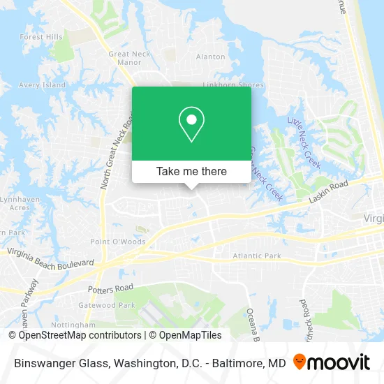 Binswanger Glass map