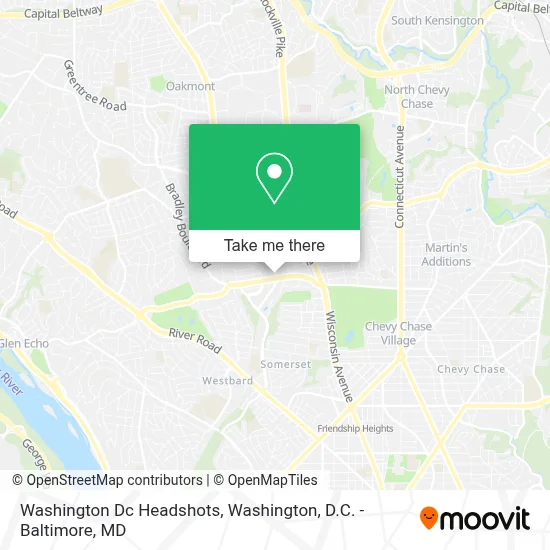 Washington Dc Headshots map