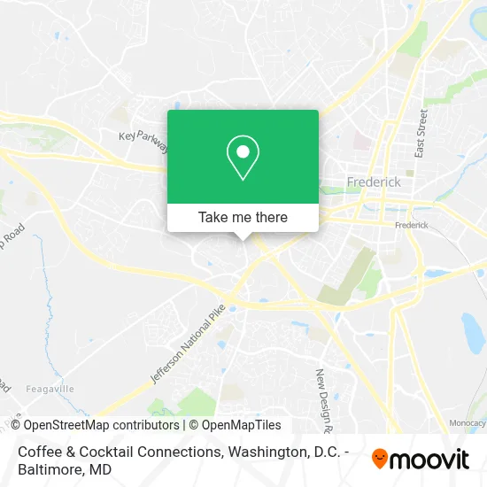 Coffee & Cocktail Connections map