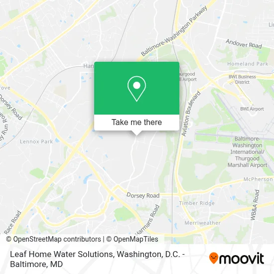 Leaf Home Water Solutions map