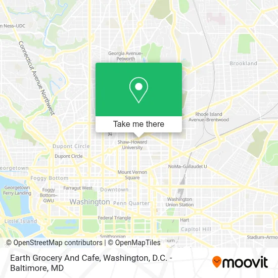 Earth Grocery And Cafe map