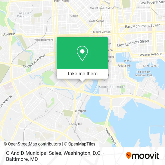 C And D Municipal Sales map