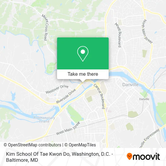 Kim School Of Tae Kwon Do map