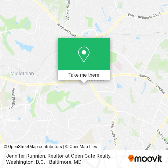 Jennifer Runnion, Realtor at Open Gate Realty map