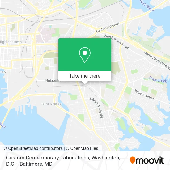 Custom Contemporary Fabrications map