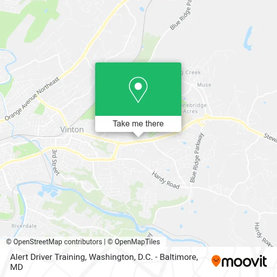Alert Driver Training map
