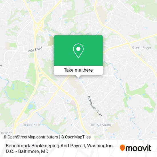 Benchmark Bookkeeping And Payroll map