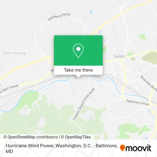 Hurricane Wind Power map