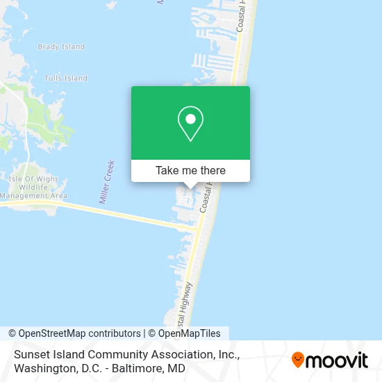 Sunset Island Community Association, Inc. map