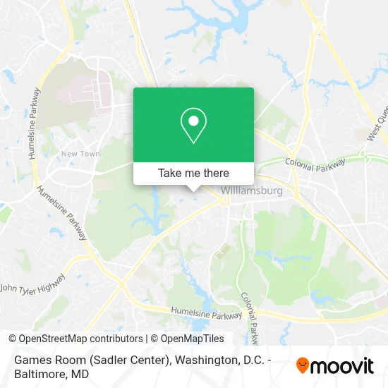 Games Room (Sadler Center) map