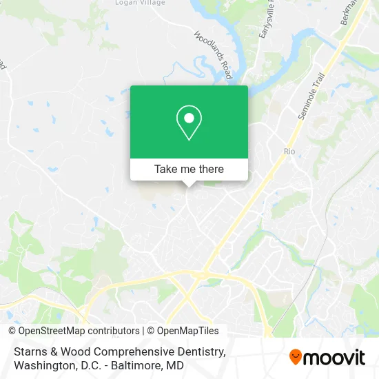 Starns & Wood Comprehensive Dentistry map