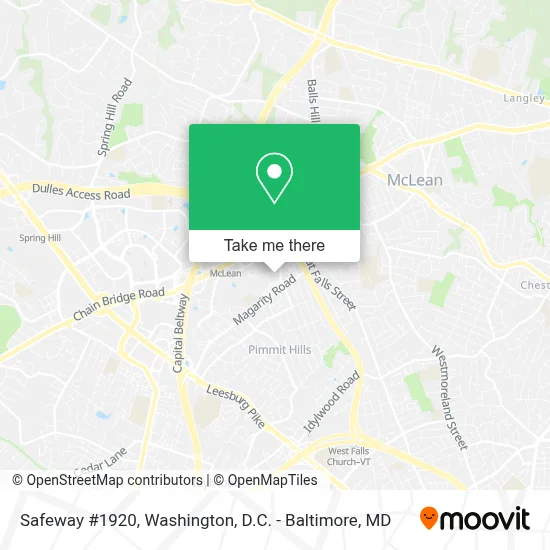 Safeway #1920 map