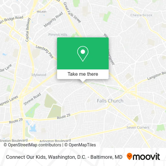 Connect Our Kids map