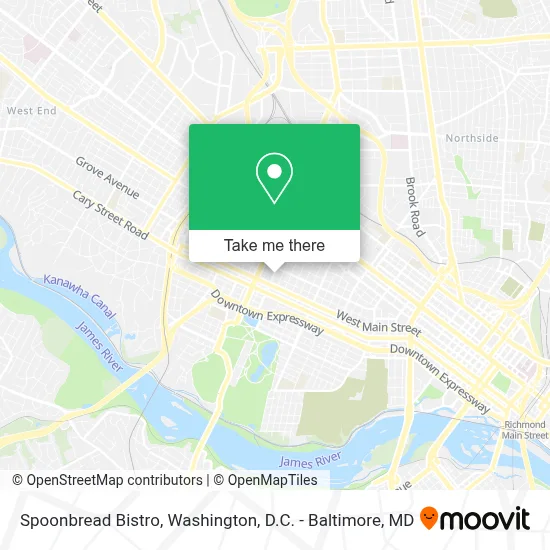 Spoonbread Bistro map