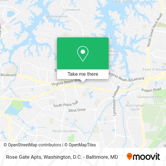 Rose Gate Apts map