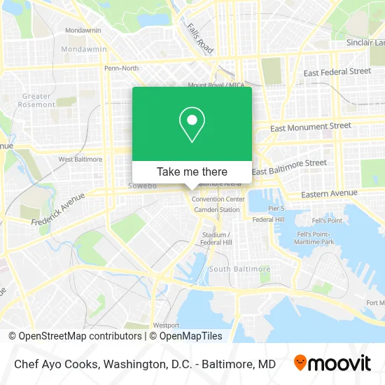 Chef Ayo Cooks map