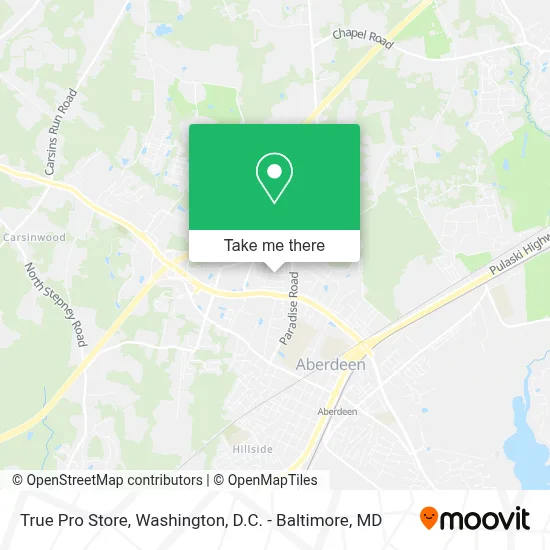 True Pro Store map