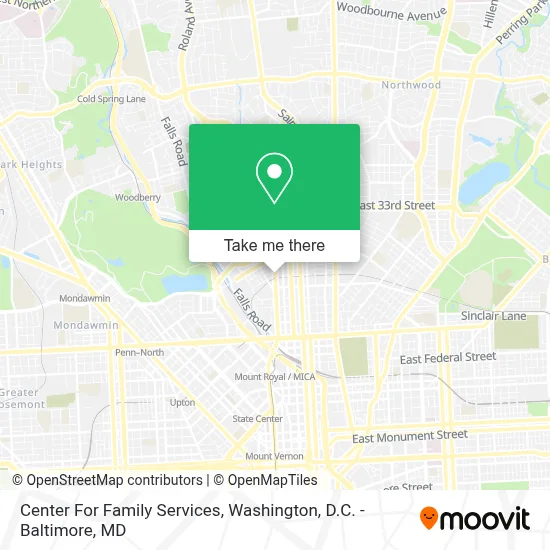 Center For Family Services map