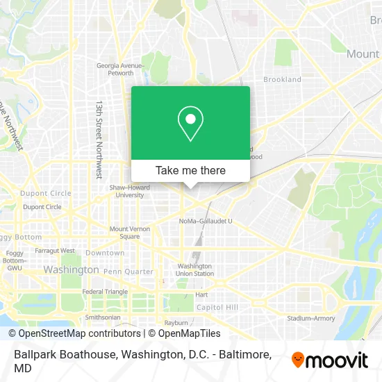 Ballpark Boathouse map