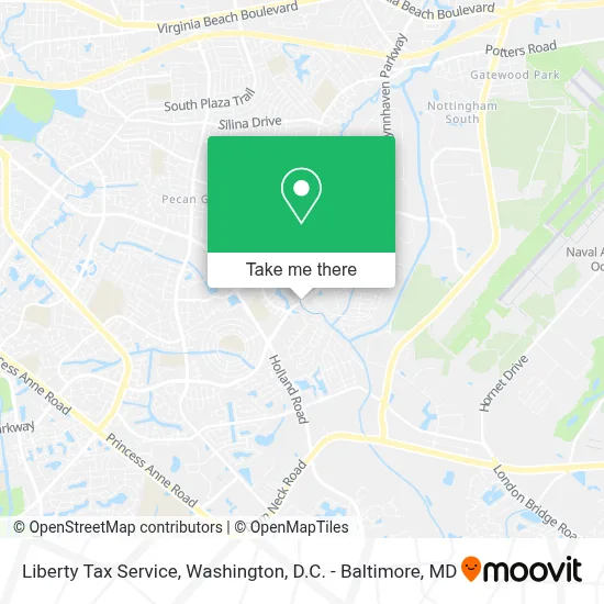 Liberty Tax Service map