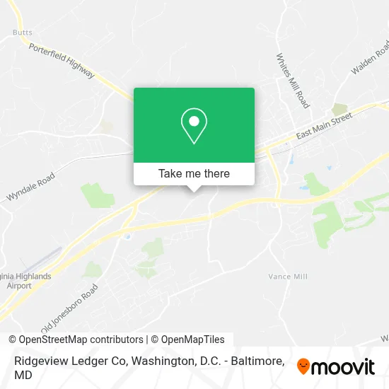Ridgeview Ledger Co map