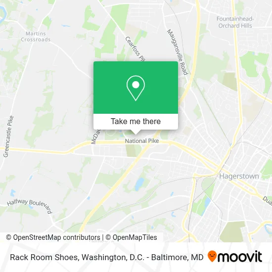 Rack Room Shoes map