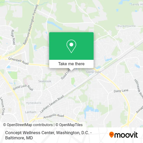 Concept Wellness Center map