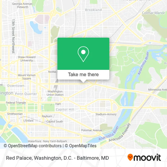 Red Palace map