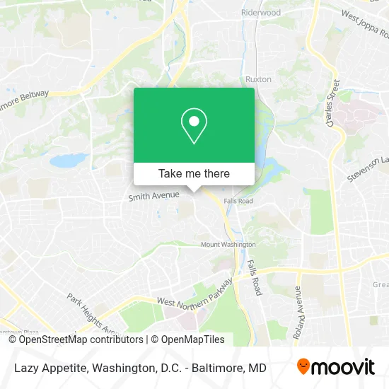 Lazy Appetite map