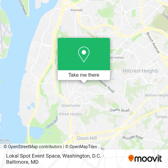 Lokal Spot Event Space map