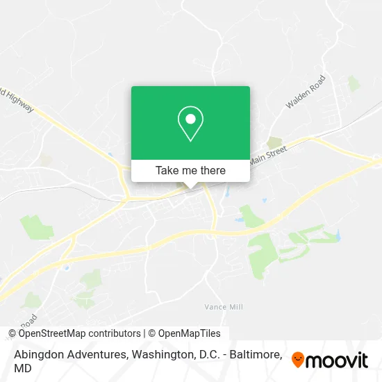 Abingdon Adventures map