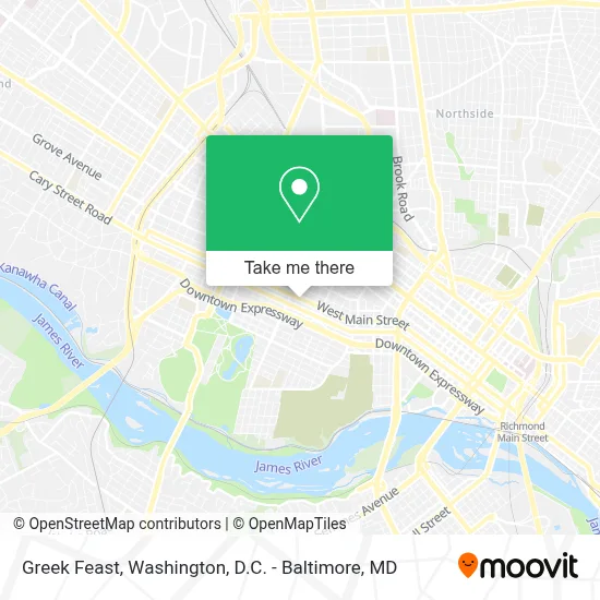 Greek Feast map