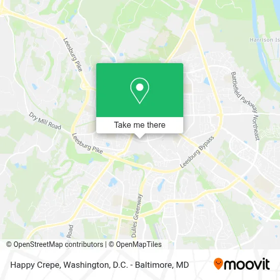 Happy Crepe map