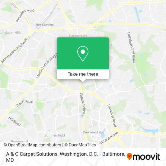 A & C Carpet Solutions map