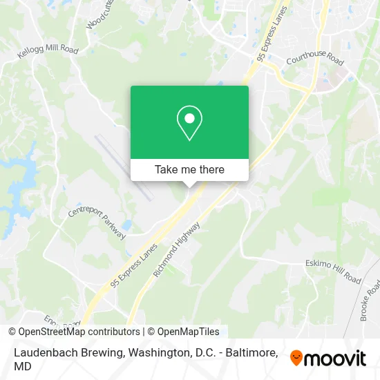 Laudenbach Brewing map