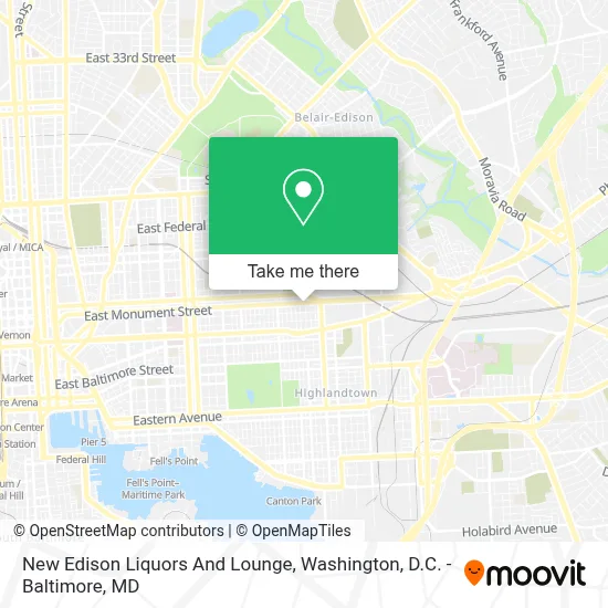 New Edison Liquors And Lounge map