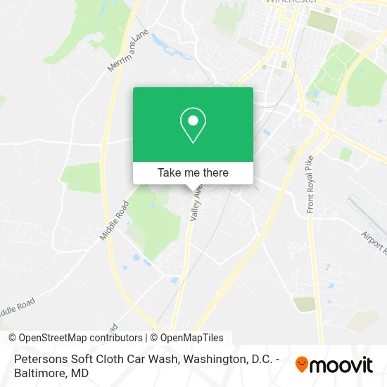 Petersons Soft Cloth Car Wash map
