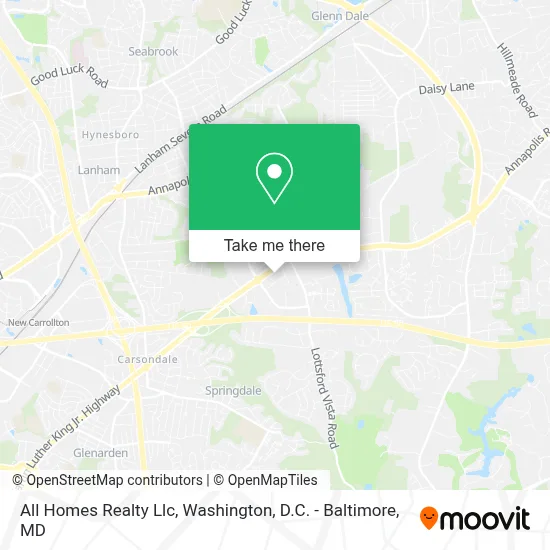 All Homes Realty Llc map