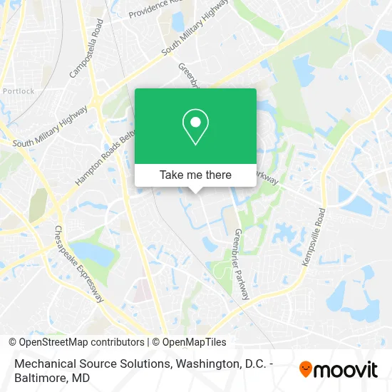 Mechanical Source Solutions map