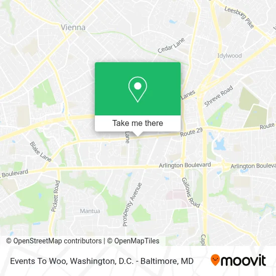 Events To Woo map