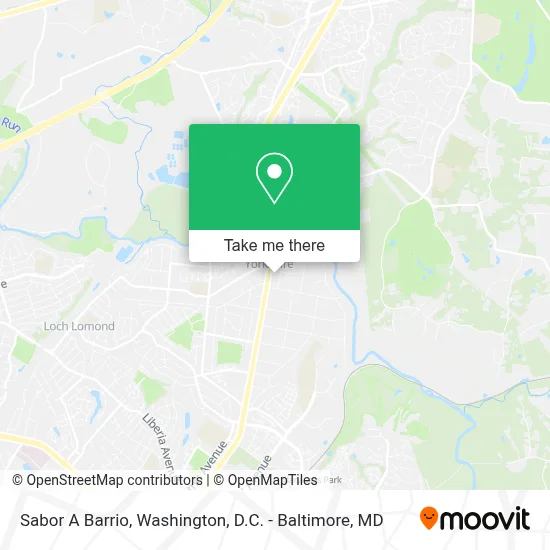 Sabor A Barrio map