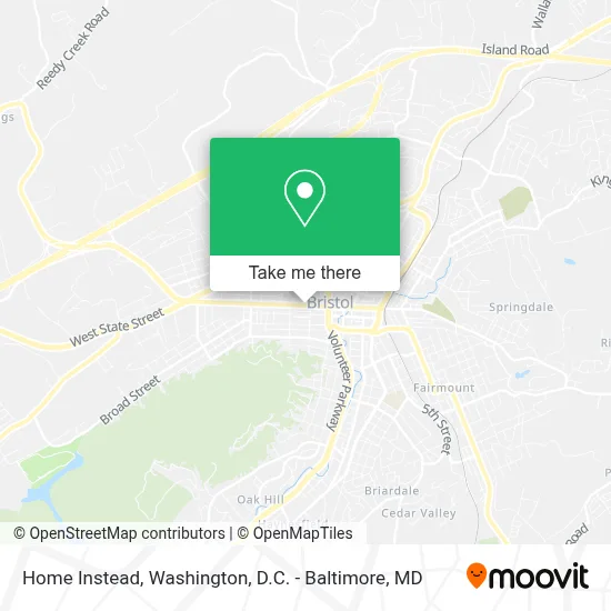 Home Instead map