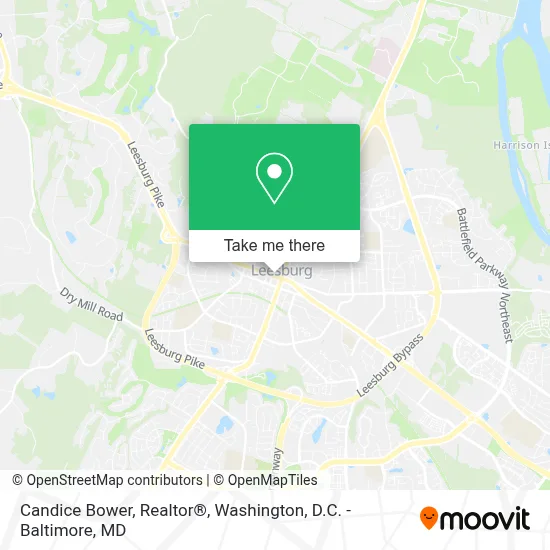 Candice Bower, Realtor® map