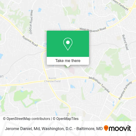 Jerome Daniel, Md map