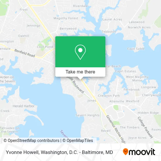 Yvonne Howell map