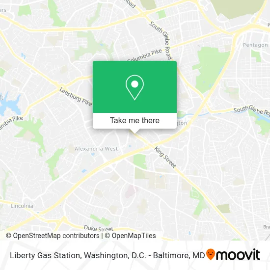 Liberty Gas Station map