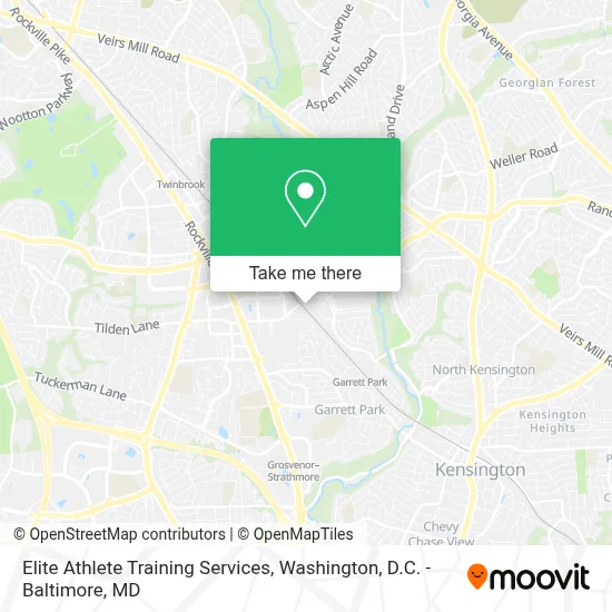 Elite Athlete Training Services map