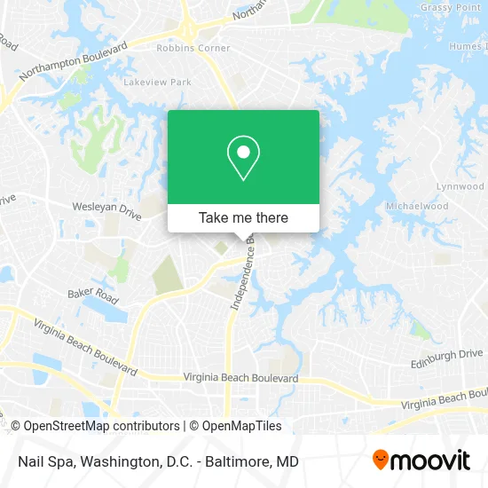 Nail Spa map