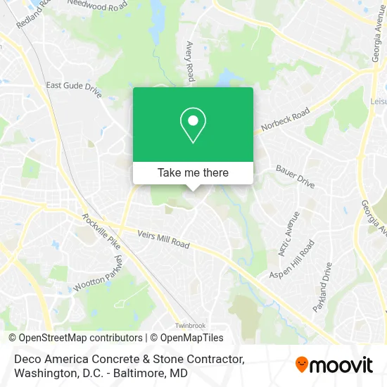 Deco America Concrete & Stone Contractor map