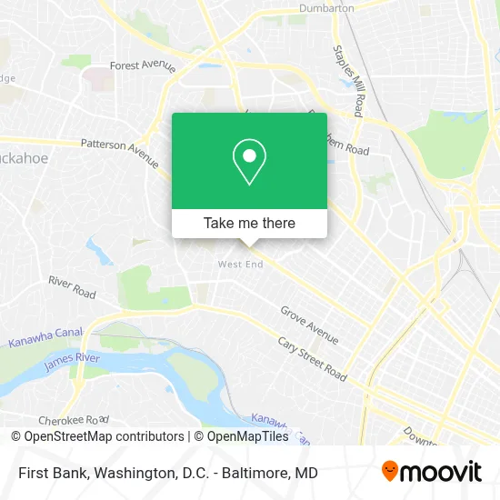 First Bank map